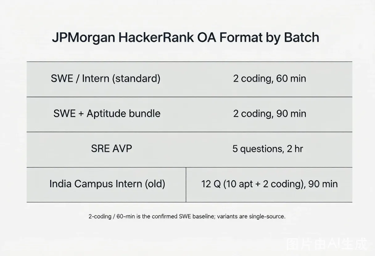 JPMorgan HackerRank OA Format by Batch