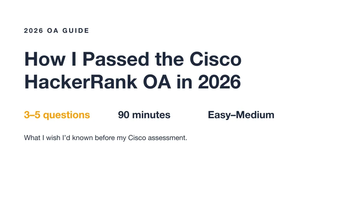 Cisco HackerRank OA guide cover