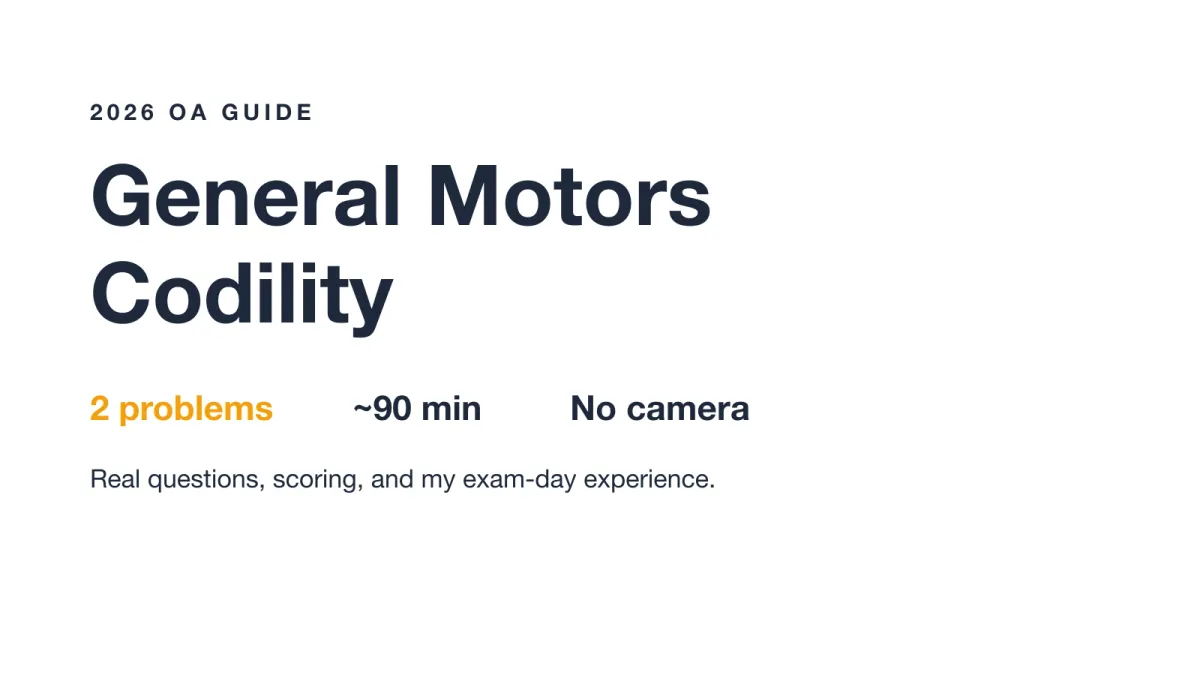 General Motors Codility OA guide cover