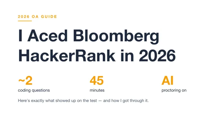 Bloomberg HackerRank OA guide cover
