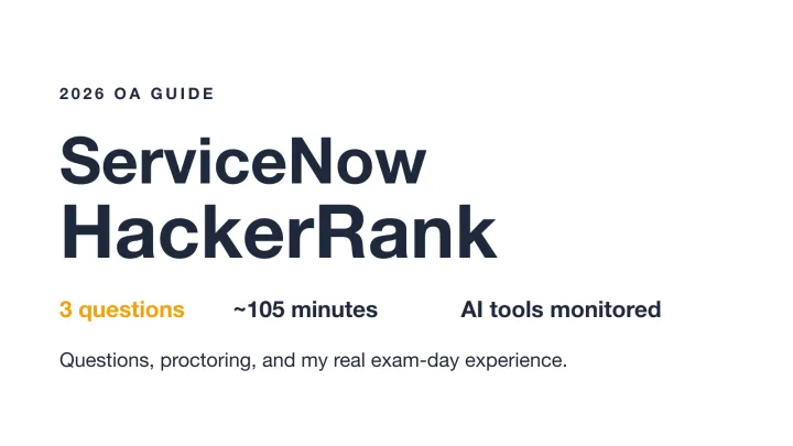How I Passed ServiceNow HackerRank in 2026: Real Questions and Prep