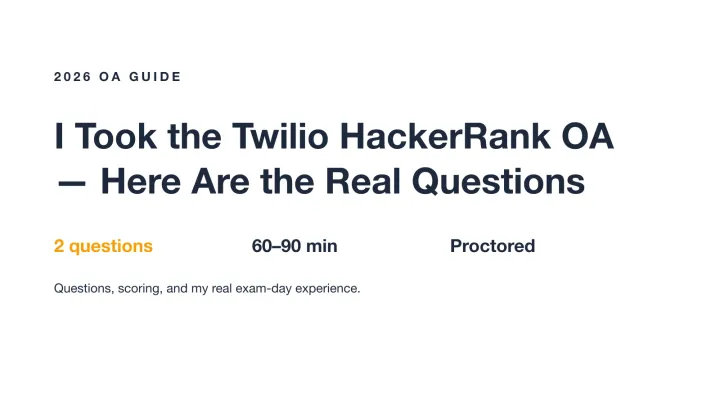 Twilio HackerRank OA guide cover