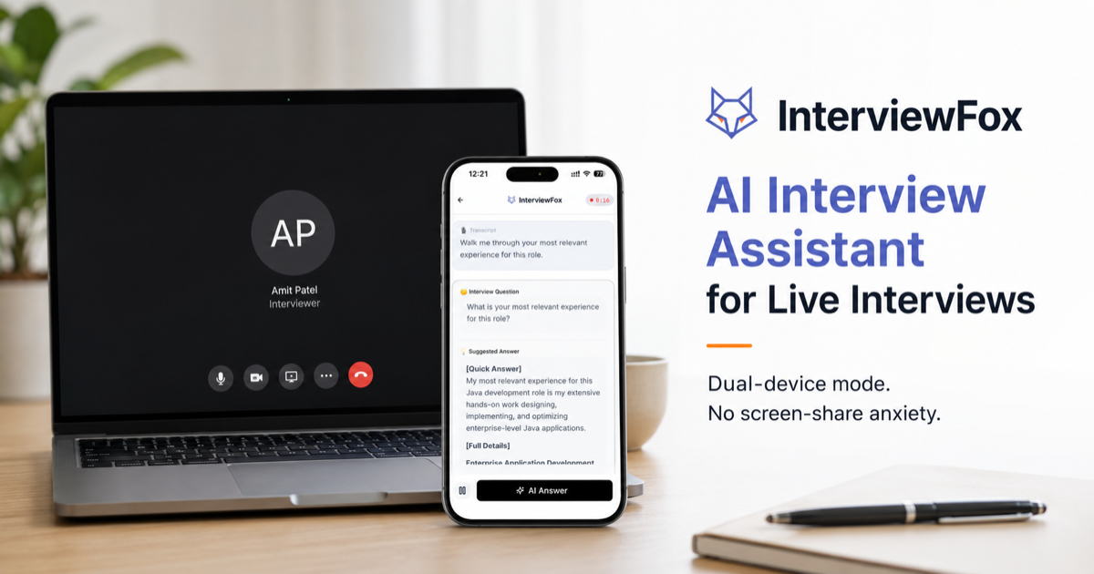 AI Interview Assistant for Live Interviews