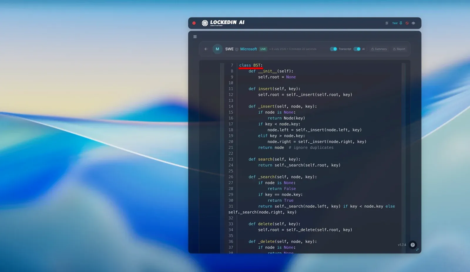 A concise coding request still returned a long block of code in a July 2026 third-party macOS test