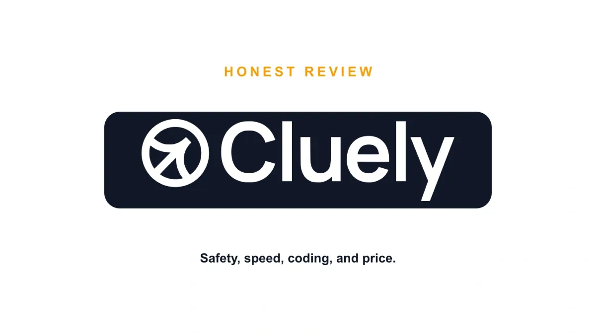 Cluely review cover showing the desktop AI assistant