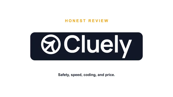 Cluely review cover showing the desktop AI assistant